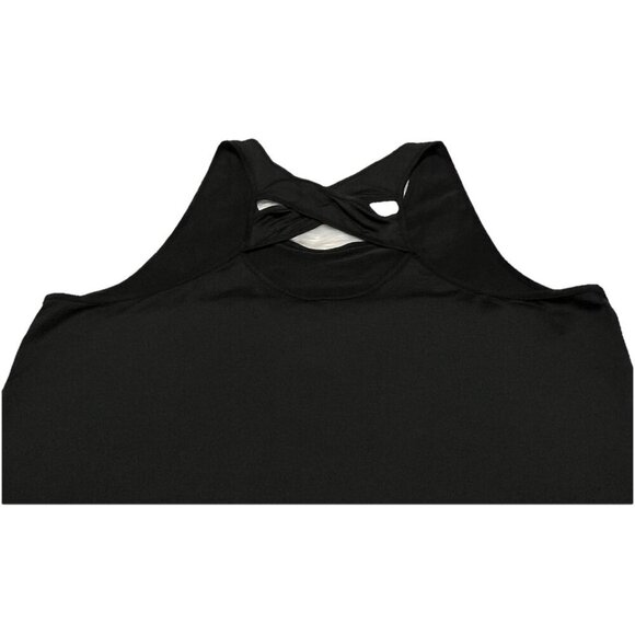 Adrienne Vittadini Sport Criss Cross Back Tank Top Black Women’s Size XL - Picture 5 of 5